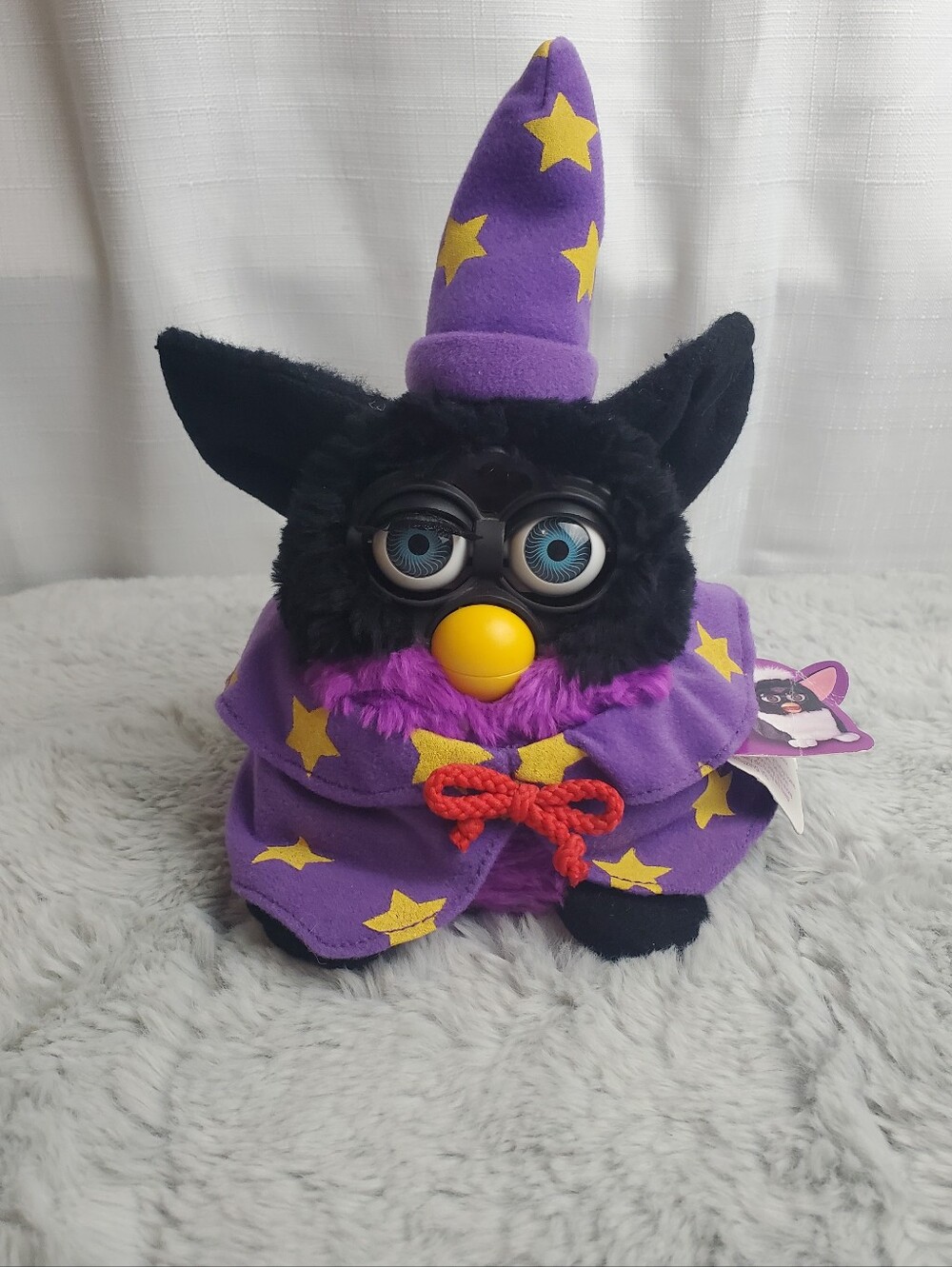 VTG 1999 Wizard Furby Tiger Electronics Special Edition 5" Toy W/Tags- FOR PARTS